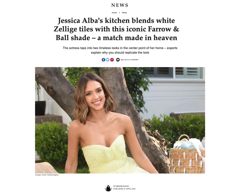 House & Garden Showcases Jessica Alba's Timeless Home Design