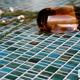 Haisen Barcode Teal Floor