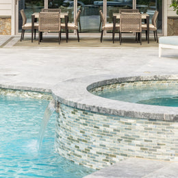 Feather Glass Mosaics