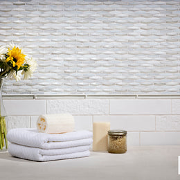 Origami Vesper Twist Ivory & Shinju Reef