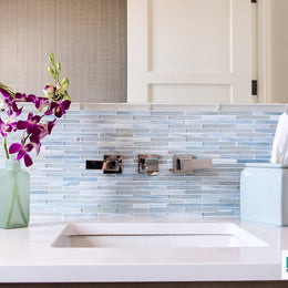 Shibui Zinc Backsplash