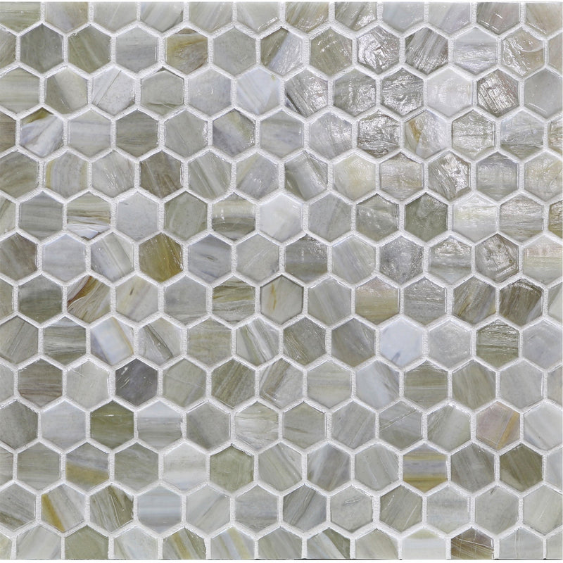 1" Hexagon - Lunada Bay Tile