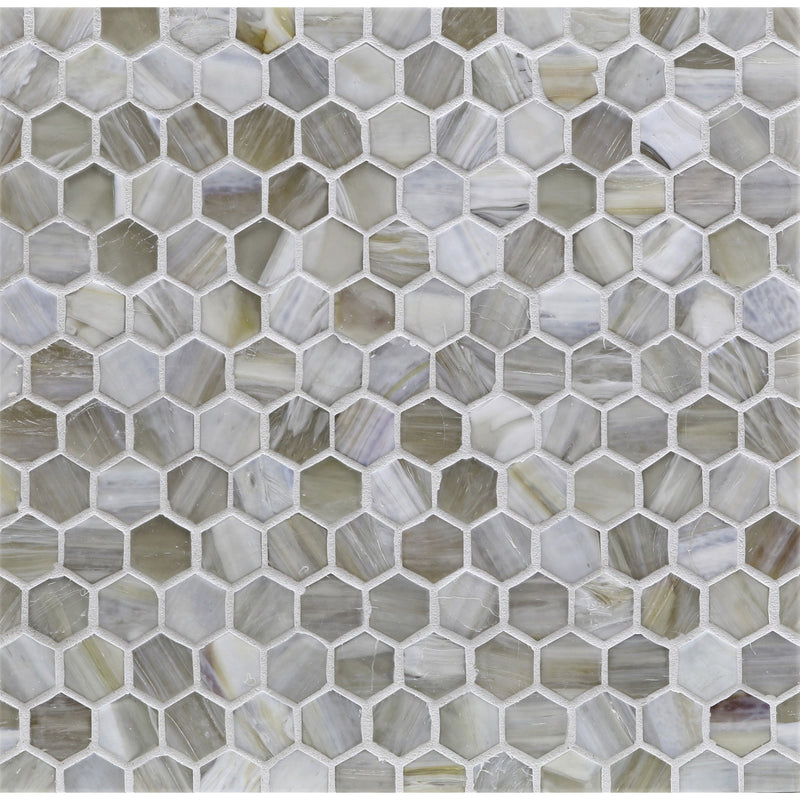 1" Hexagon - Lunada Bay Tile