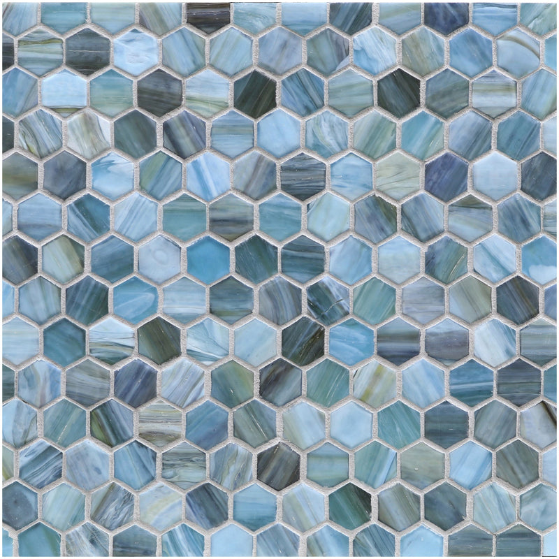 1" Hexagon - Lunada Bay Tile