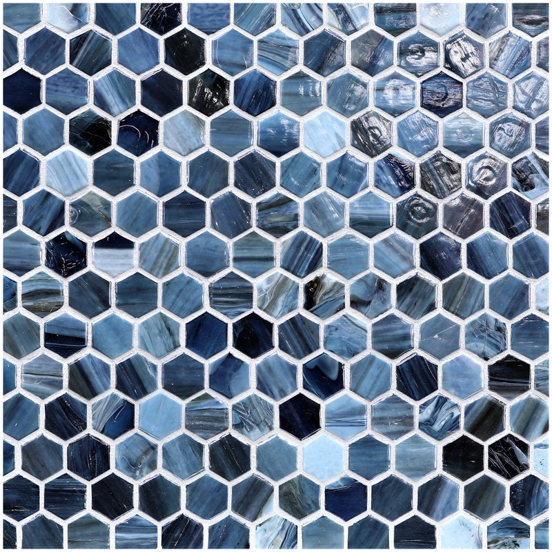 1" Hexagon - Lunada Bay Tile