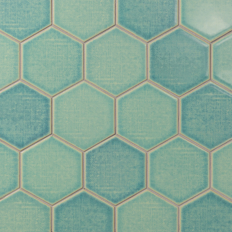 4” Hex - Lunada Bay Tile