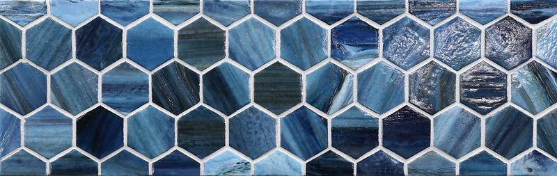2” Hex Border - Lunada Bay Tile