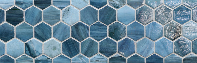 2” Hex Border - Lunada Bay Tile