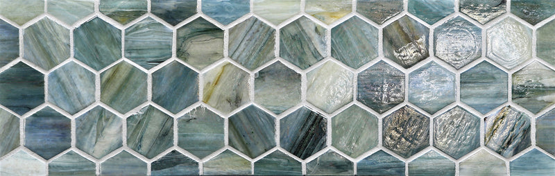 2” Hex Border - Lunada Bay Tile