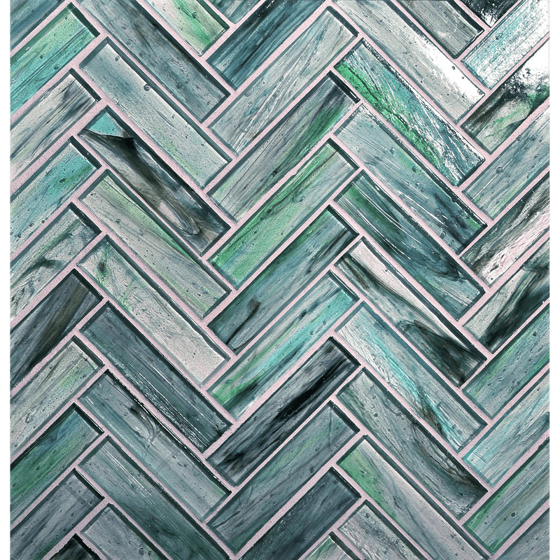 1 x 4 Herringbone - Lunada Bay Tile