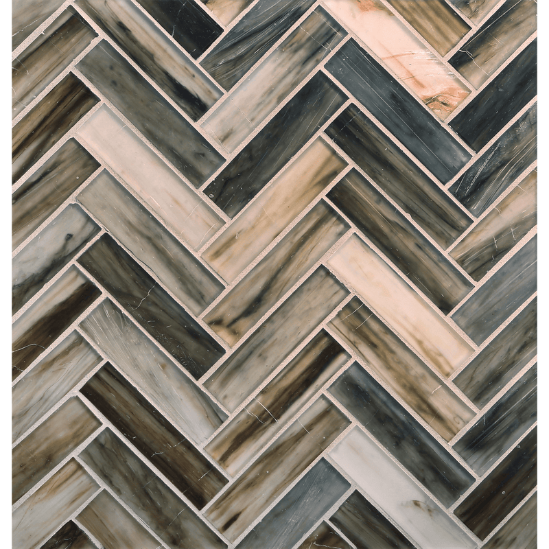 1 x 4 Herringbone - Lunada Bay Tile
